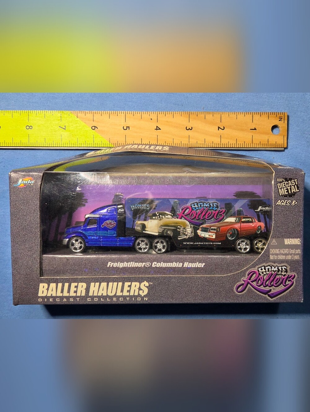 Jada Toys Homie Rollerz Baller Freightliner Columbia Hauler 2004 NEVER OPENED